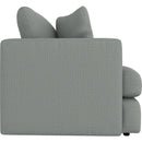  Best Home Furnishings Rumord S60 Stationary Sofa With Two (2) Pillows - Power Blue IMAGE 3