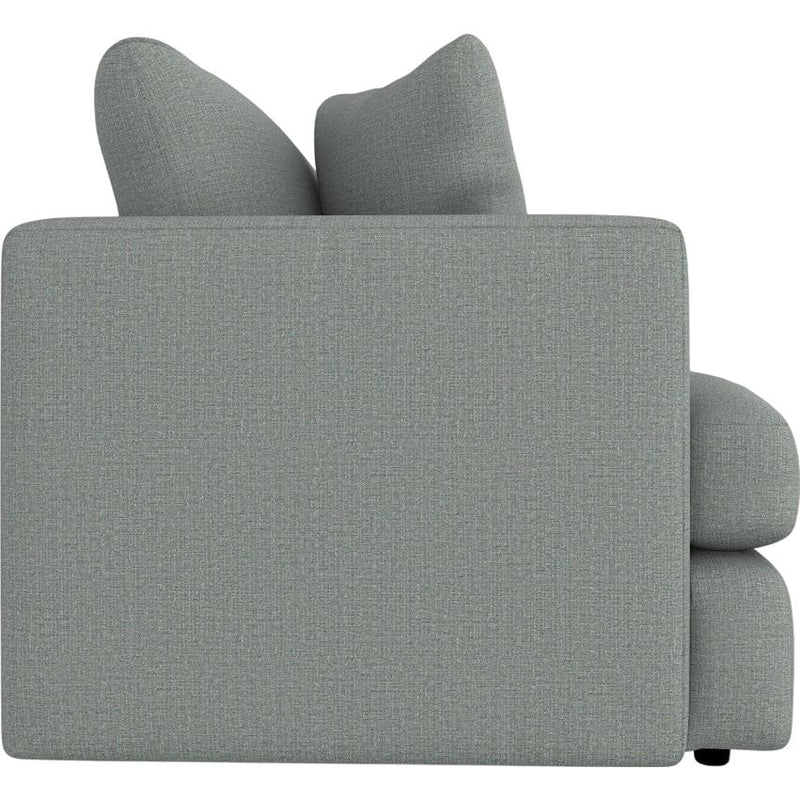  Best Home Furnishings Rumord S60 Stationary Sofa With Two (2) Pillows - Power Blue IMAGE 3