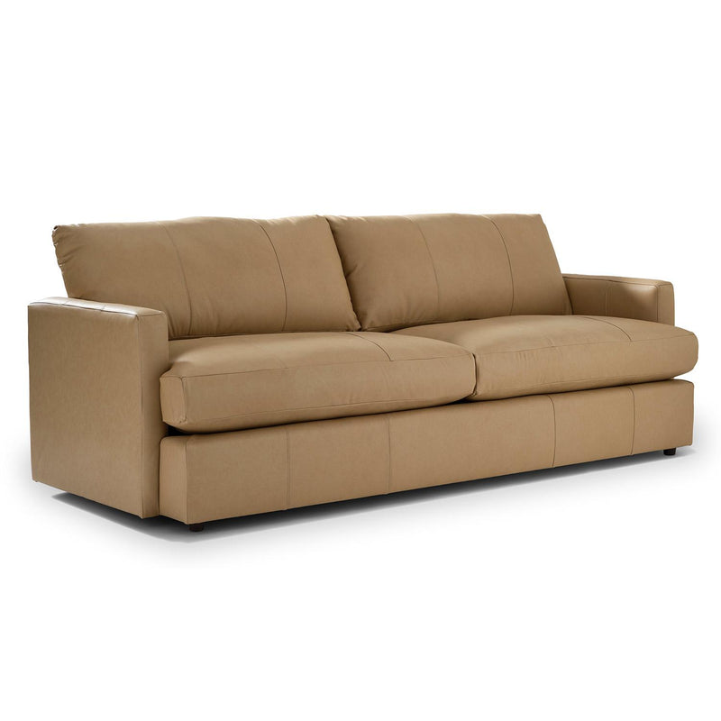  Best Home Furnishings Rumord S60LU Stationary Sofa - Biscotti IMAGE 1