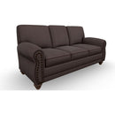  Best Home Furnishings Noble S64DWLU Stationary Sofa - Chestnut/Dark Walnut IMAGE 1