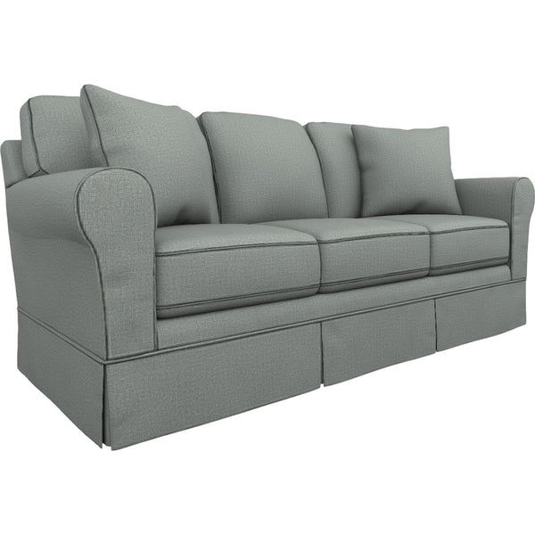  Best Home Furnishings Susanna S70 Stationary Sofa With Two (2) Pillows - Power Blue IMAGE 1