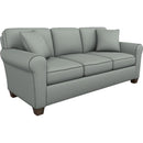  Best Home Furnishings Annabel S80DW Stationary Sofa With Two (2) Pillows - Power Blue/Dark Walnut IMAGE 1