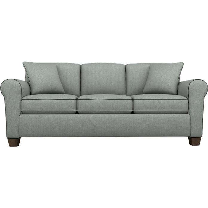  Best Home Furnishings Annabel S80DW Stationary Sofa With Two (2) Pillows - Power Blue/Dark Walnut IMAGE 2