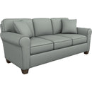  Best Home Furnishings Annabel S80E Stationary Sofa With Two (2) Pillows - Power Blue/Espresso IMAGE 1