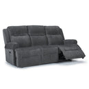  Best Home Furnishings Brielle S940RP4 Power Space Saver Sofa - Charcoal IMAGE 2