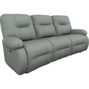  Best Home Furnishings Brinley U700RZ4 Power Tilt Headrest Space Saver Sofa - Power Blue IMAGE 1