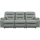  Best Home Furnishings Ryson U850RP4 Power Space Saver Sofa - Power Blue IMAGE 2