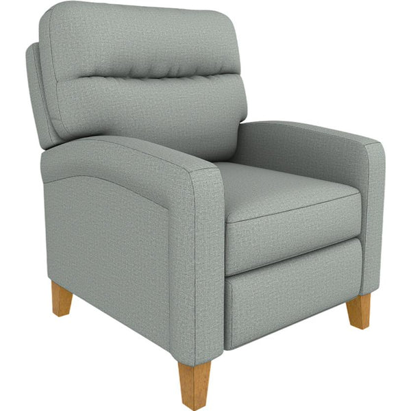  Best Home Furnishings Wynne 0LP10HB Power High Leg Recliner - Power Blue/Honey Birch IMAGE 1