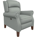  Best Home Furnishings Joanna 0LP20DW Power High Leg Recliner - Power Blue/Dark Walnut IMAGE 1