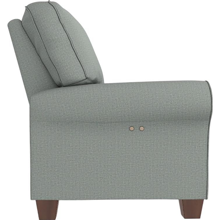  Best Home Furnishings Kayne 0LP40DW Power High Leg Recliner - Power Blue/Dark Walnut IMAGE 3