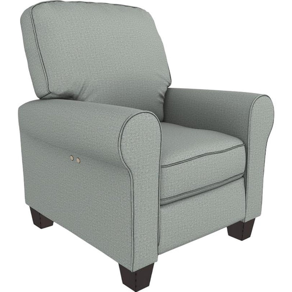  Best Home Furnishings Kayne 0LP40E Power High Leg Recliner - Power Blue/Espresso IMAGE 1