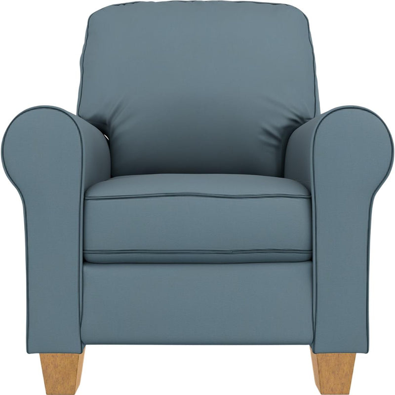  Best Home Furnishings Kayne 0LP40HBLU Power High Leg Recliner - Tranquil/Honey Birch IMAGE 2