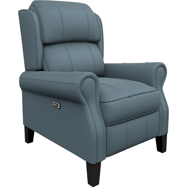  Best Home Furnishings Joanna 0LZ20ELU Power Tilt Headrest High Leg Recliner - Tranquil/Espresso IMAGE 1