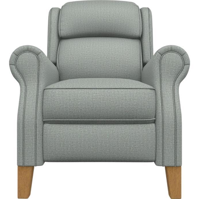  Best Home Furnishings Joanna 0LZ20HB Power Tilt Headrest High Leg Recliner - Power Blue/Honey Birch IMAGE 2