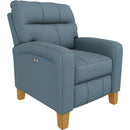  Best Home Furnishings Wynne 0L10HBLU High Leg Recliner - Tranquil/Honey Birch IMAGE 1