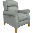  Best Home Furnishings Joanna 0L20HB High Leg Recliner - Power Blue/Honey Birch IMAGE 1