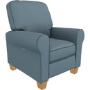  Best Home Furnishings Kayne 0L40HBLU High Leg Recliner - Tranquil/Honey Birch IMAGE 1