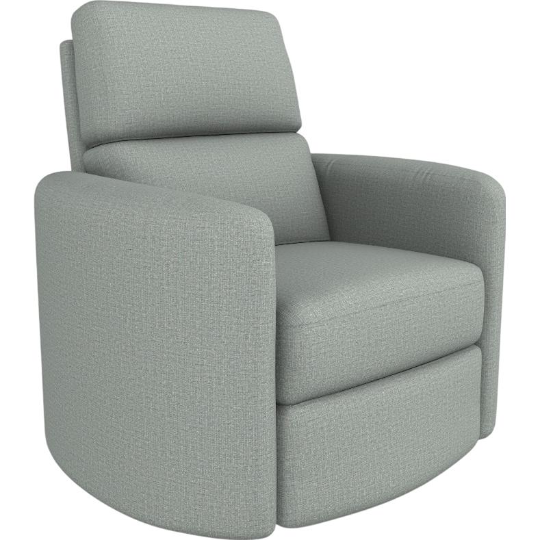  Best Home Furnishings Corllini 0L88 Swivel Recliner - Power Blue IMAGE 1