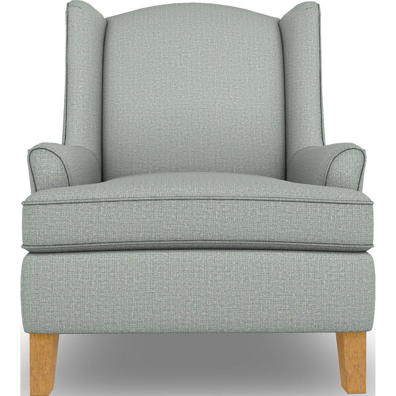  Best Home Furnishings Andrea 0170HB Stationary Chair - Power Blue/Honey Birch IMAGE 2