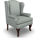  Best Home Furnishings Sylvia 0710DC Stationary Chair - Power Blue/Dark Cherry IMAGE 1