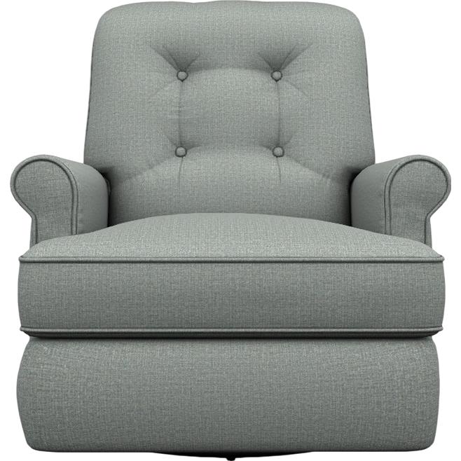  Best Home Furnishings Carissa 1AI85 Swivel Glider Recliner - Power Blue IMAGE 2