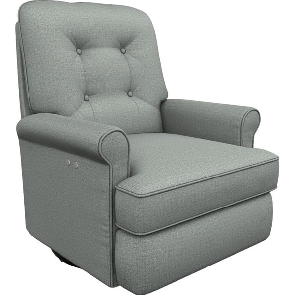  Best Home Furnishings Carissa 1AP85 Power Swivel Glider Recliner - Power Blue IMAGE 1