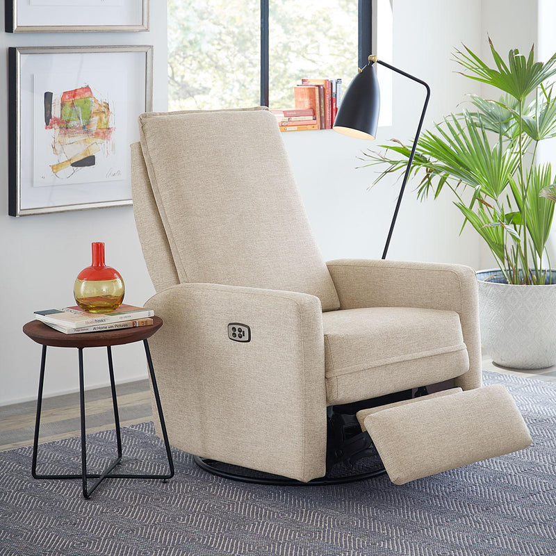  Best Home Furnishings Calli 1AZ95 Power Tilt Headrest Swivel Glider Recliner - Tan IMAGE 5
