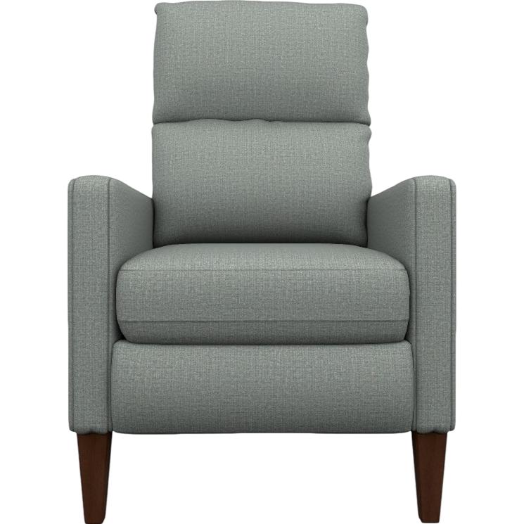  Best Home Furnishings Janae 1LP30DW Power High Leg Recliner - Power Blue/Dark Walnut IMAGE 2