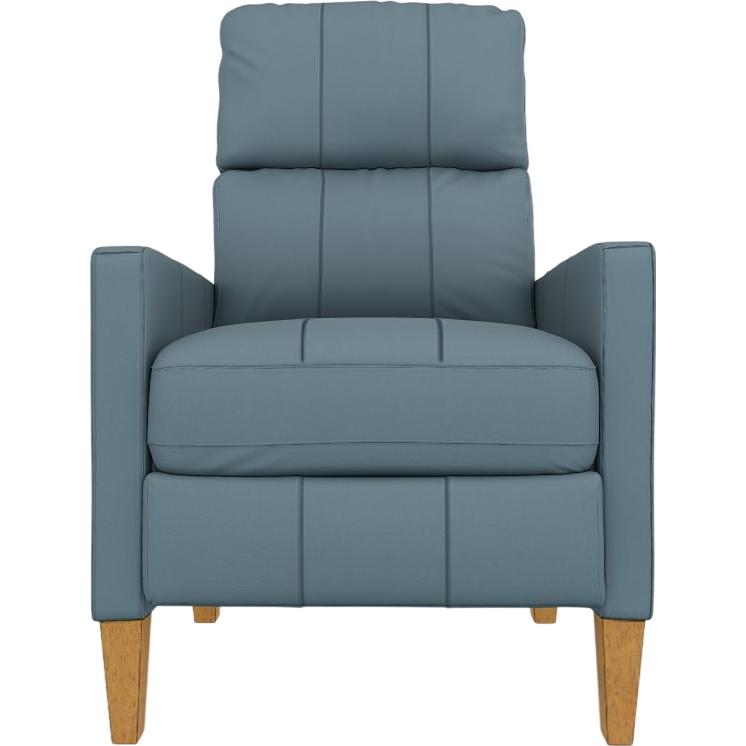  Best Home Furnishings Janae 1LP30HBLU Power High Leg Recliner - Tranquil/Honey Birch IMAGE 2