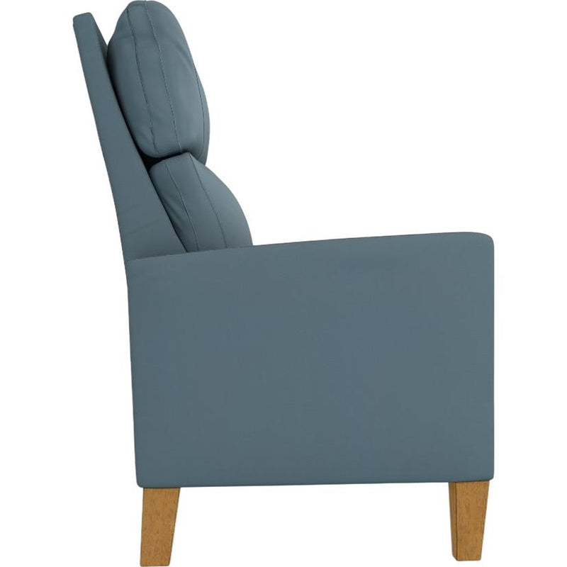  Best Home Furnishings Janae 1LP30HBLU Power High Leg Recliner - Tranquil/Honey Birch IMAGE 3