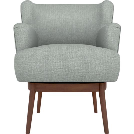  Best Home Furnishings Kelida 1048DW Swivel Chair - Power Blue/Dark Walnut IMAGE 2