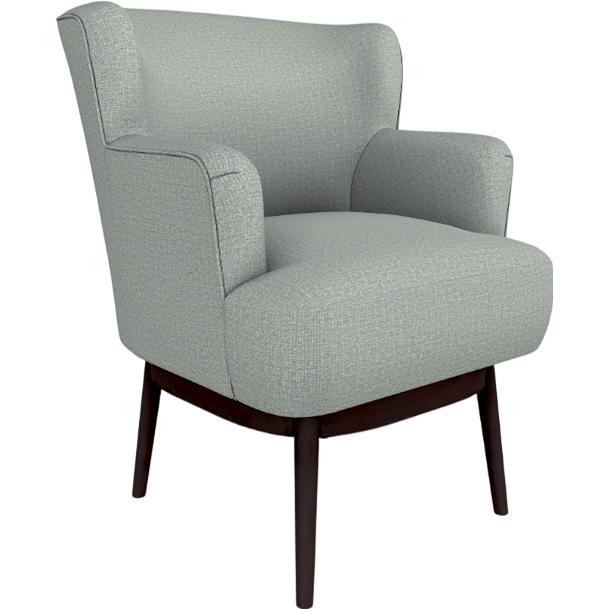  Best Home Furnishings Kelida 1048E Swivel Chair - Power Blue/Espresso IMAGE 1