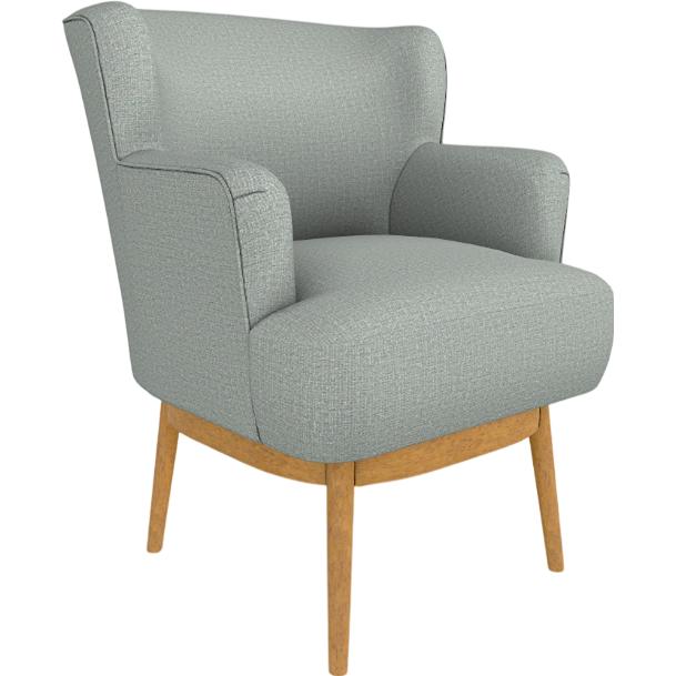  Best Home Furnishings Kelida 1048HB Swivel Chair - Power Blue/Honey Birch IMAGE 1