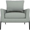  Best Home Furnishings Morely 1070BM Stationary Chair - Power Blue/BLACK METAL IMAGE 2