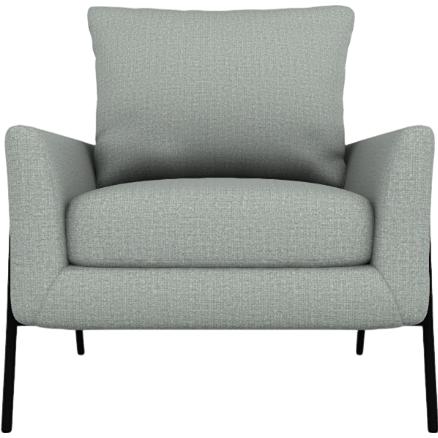  Best Home Furnishings Morely 1070BM Stationary Chair - Power Blue/BLACK METAL IMAGE 2