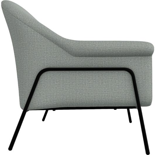  Best Home Furnishings Torrey 1080BM Stationary Chair - Power Blue/BLACK METAL IMAGE 3