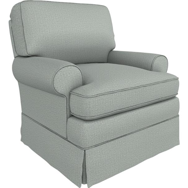  Best Home Furnishings Quinn 1577 Swivel Glider Chair - Power Blue IMAGE 1