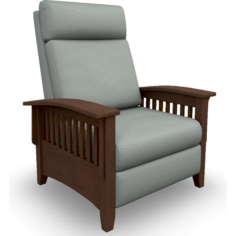  Best Home Furnishings Tuscan 2LP20DP Power High Leg Recliner - Power Blue/Distressed Pecan IMAGE 1