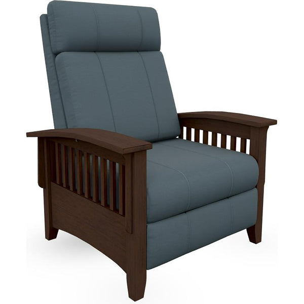  Best Home Furnishings Tuscan 2LP20DPLU Power High Leg Recliner - Tranquil/Distressed Pecan IMAGE 1