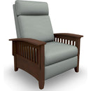  Best Home Furnishings Tuscan 2L20DP High Leg Recliner - Power Blue/Distressed Pecan IMAGE 1