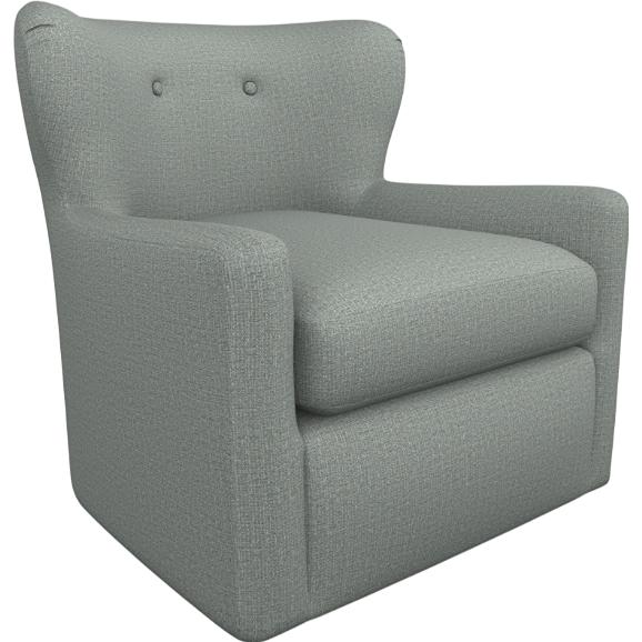  Best Home Furnishings Casimere 2007 Swivel Glider Chair - Power Blue IMAGE 1