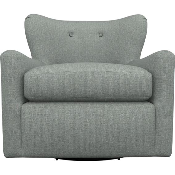  Best Home Furnishings Casimere 2007 Swivel Glider Chair - Power Blue IMAGE 2