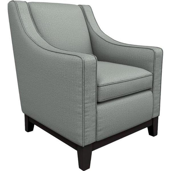  Best Home Furnishings Mariko 2070E Stationary Chair - Power Blue/Espresso IMAGE 1