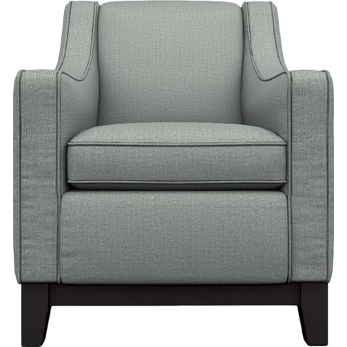  Best Home Furnishings Mariko 2070E Stationary Chair - Power Blue/Espresso IMAGE 2