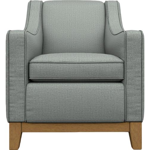  Best Home Furnishings Mariko 2070HB Stationary Chair - Power Blue/Honey Birch IMAGE 2