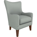  Best Home Furnishings Novae 2080DW Stationary Chair - Power Blue/Dark Walnut IMAGE 1