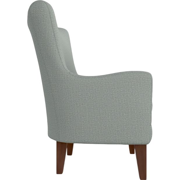  Best Home Furnishings Novae 2080DW Stationary Chair - Power Blue/Dark Walnut IMAGE 3