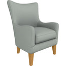  Best Home Furnishings Novae 2080HB Stationary Chair - Power Blue/Honey Birch IMAGE 1