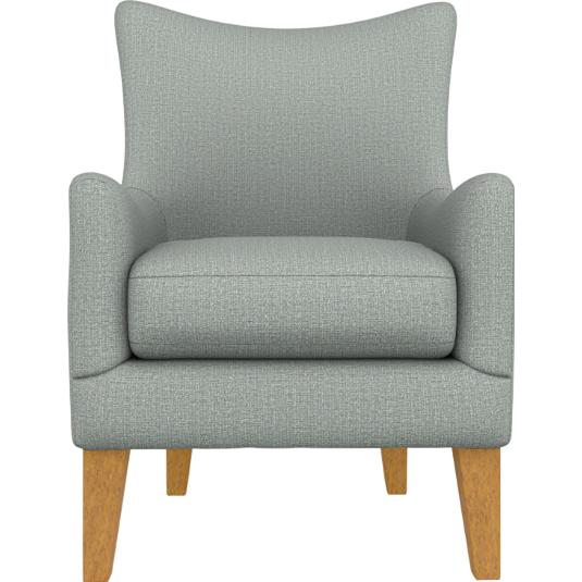  Best Home Furnishings Novae 2080HB Stationary Chair - Power Blue/Honey Birch IMAGE 2