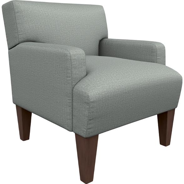  Best Home Furnishings Randi 2110DW Stationary Chair - Power Blue/Dark Walnut IMAGE 1